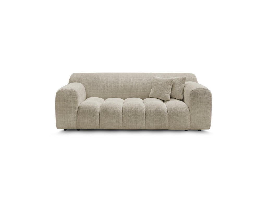 Melisse - Fixed Straight 2-Seater Sofa - Textured Fabric