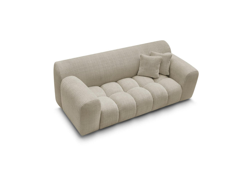 Melisse - Fixed Straight 2-Seater Sofa - Textured Fabric