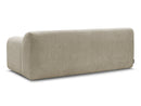 2-Seater Fixed Straight Sofa Melisse Textured Fabric