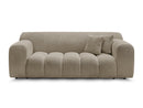 2-Seater Fixed Straight Sofa Melisse Textured Fabric