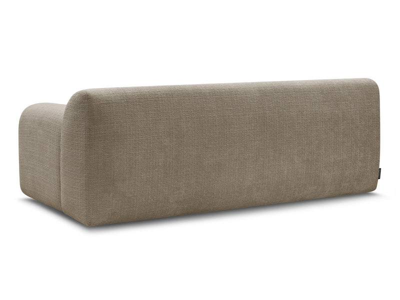 2-Seater Fixed Straight Sofa Melisse Textured Fabric