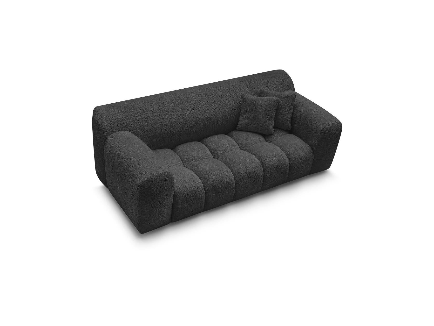 Melisse - Fixed Straight 2-Seater Sofa - Textured Fabric