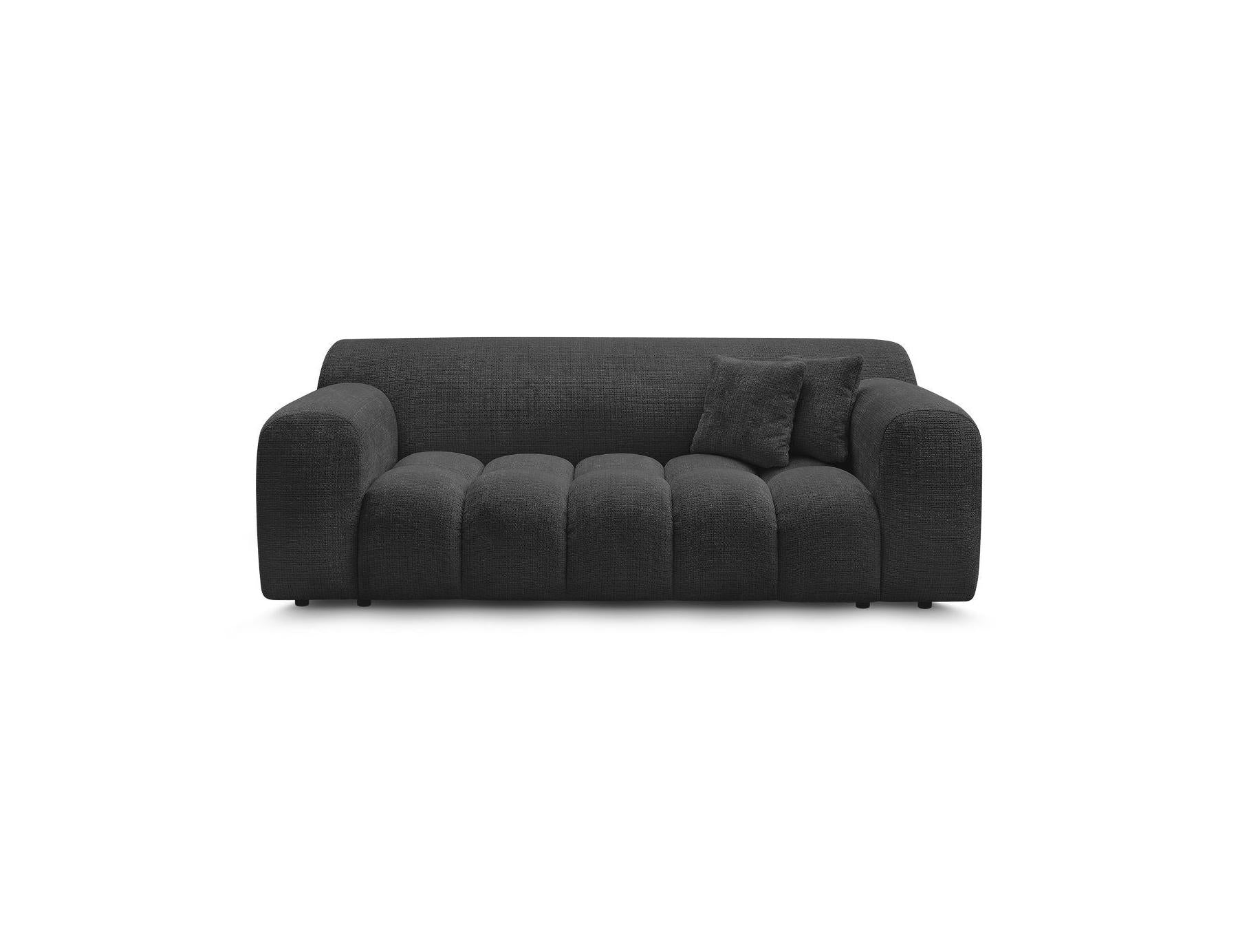 Melisse - Fixed Straight 2-Seater Sofa - Textured Fabric