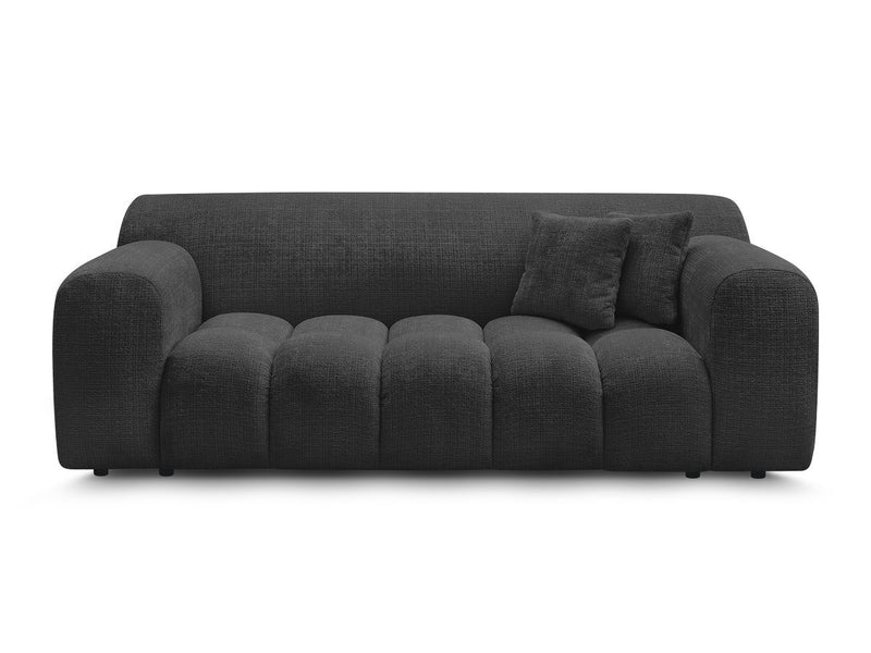 2-Seater Fixed Straight Sofa Melisse Textured Fabric