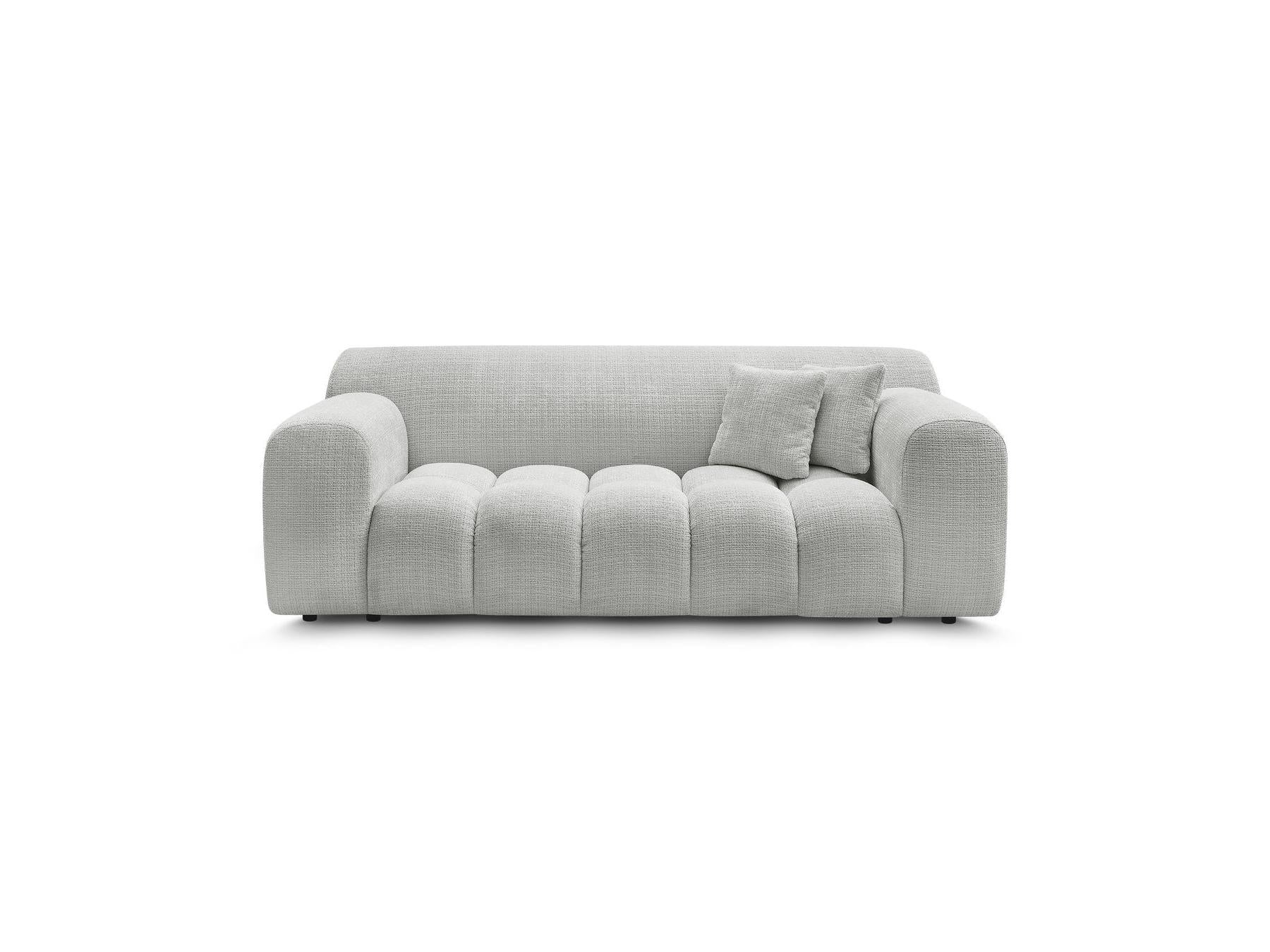 Melisse - Fixed Straight 2-Seater Sofa - Textured Fabric