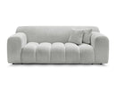 2-Seater Fixed Straight Sofa Melisse Textured Fabric