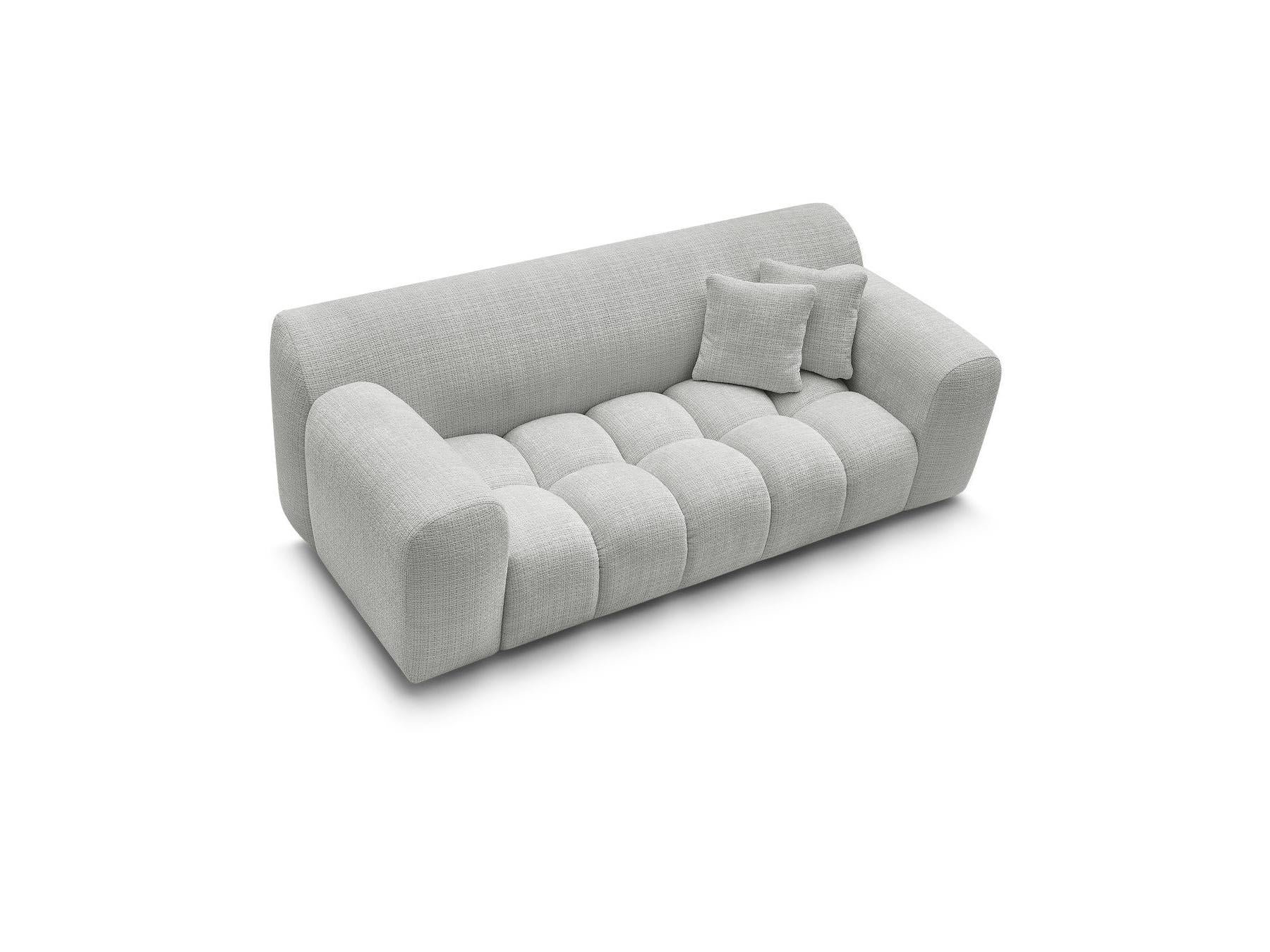 Melisse - Fixed Straight 2-Seater Sofa - Textured Fabric