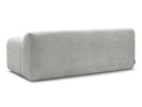 2-Seater Fixed Straight Sofa Melisse Textured Fabric