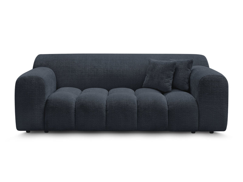 2-Seater Fixed Straight Sofa Melisse Textured Fabric