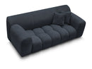 2-Seater Fixed Straight Sofa Melisse Textured Fabric