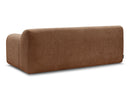2-Seater Fixed Straight Sofa Melisse Textured Fabric