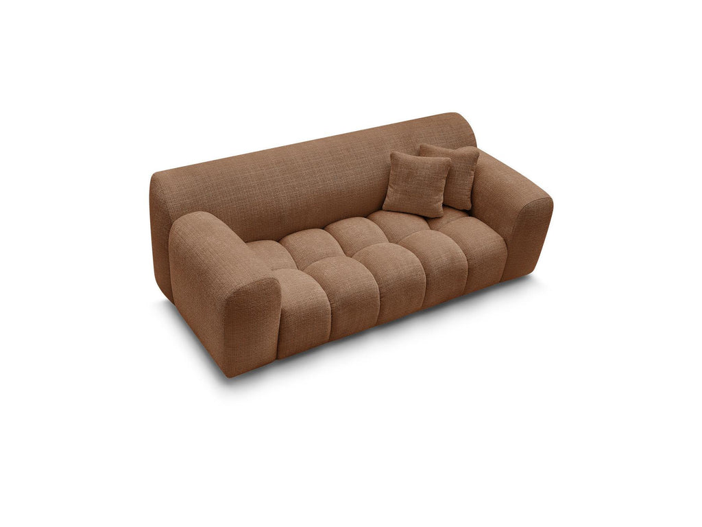 Melisse - Fixed Straight 2-Seater Sofa - Textured Fabric