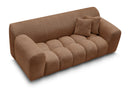 2-Seater Fixed Straight Sofa Melisse Textured Fabric