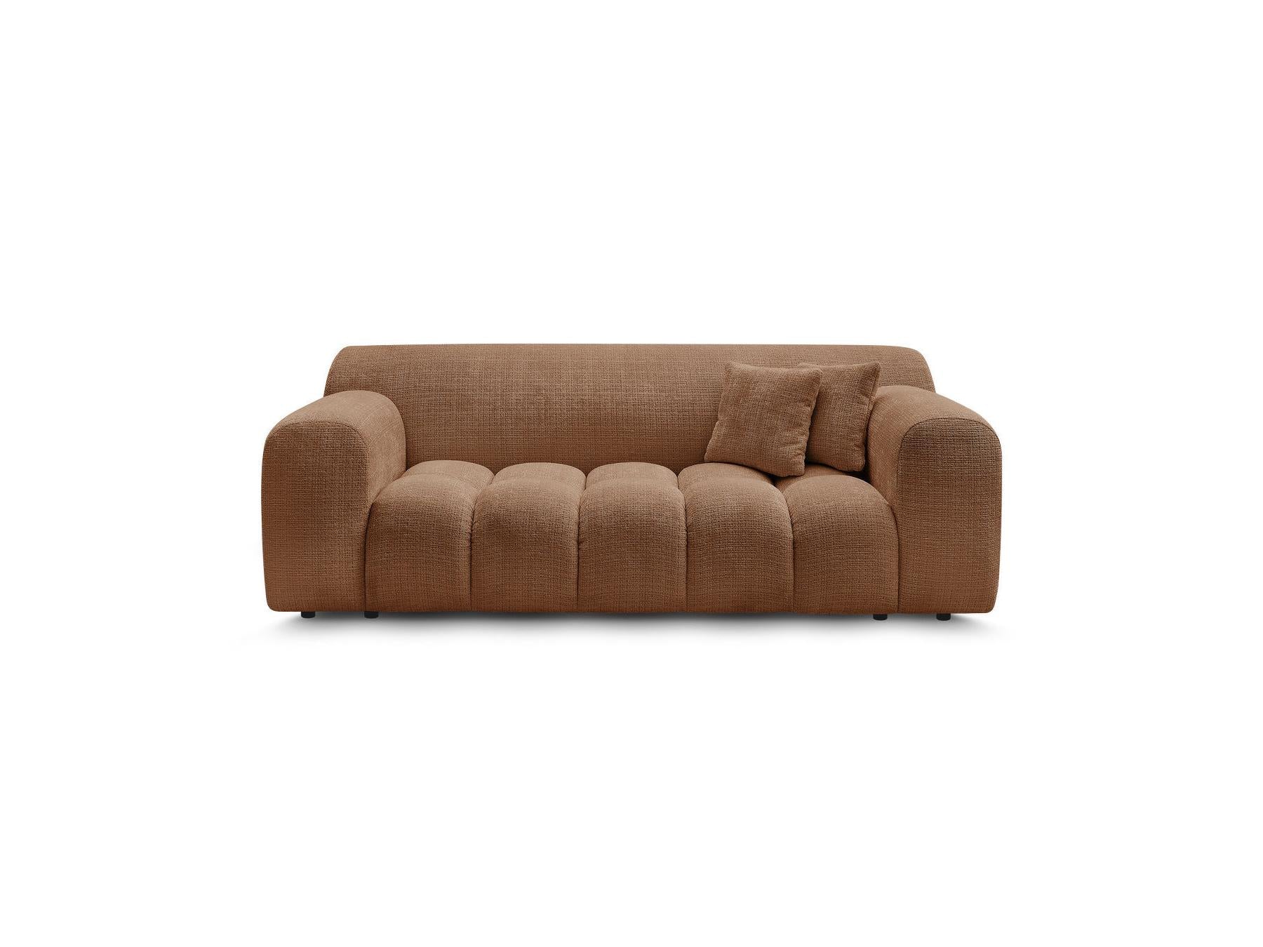 Melisse - Fixed Straight 2-Seater Sofa - Textured Fabric