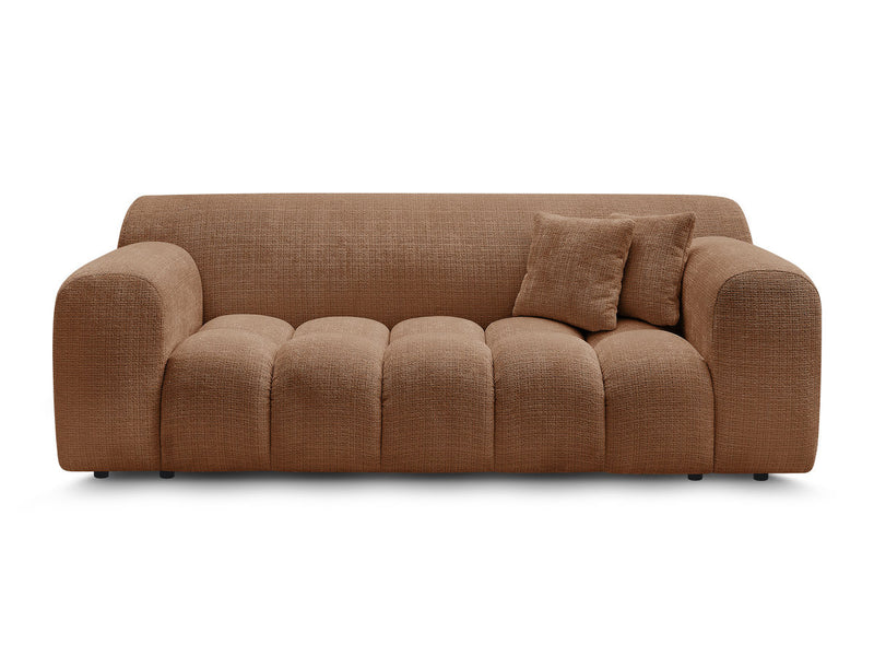 2-Seater Fixed Straight Sofa Melisse Textured Fabric