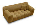 2-Seater Fixed Straight Sofa Melisse Textured Fabric