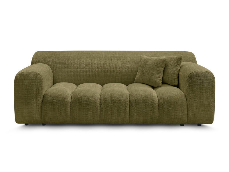 2-Seater Fixed Straight Sofa Melisse Textured Fabric