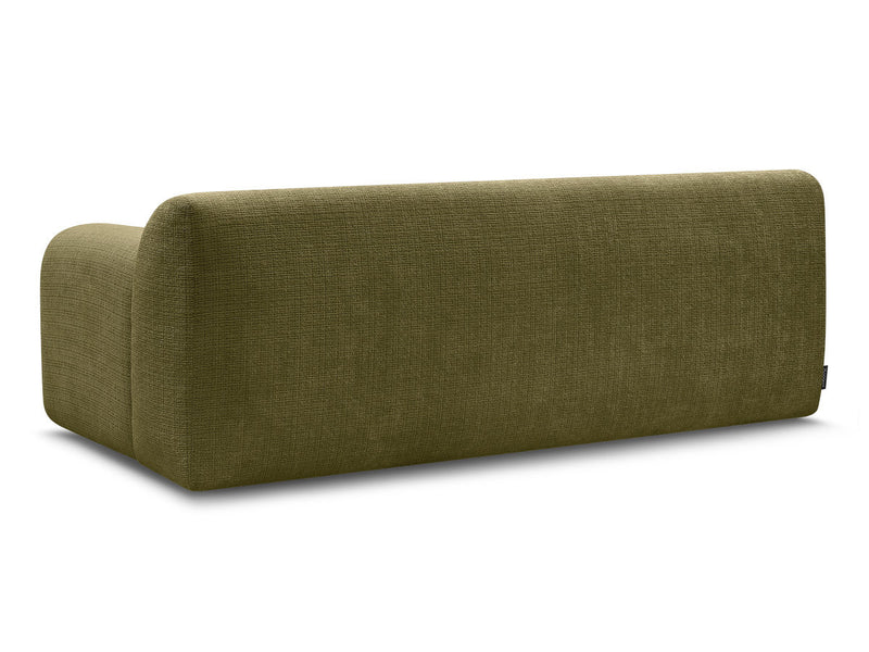 2-Seater Fixed Straight Sofa Melisse Textured Fabric