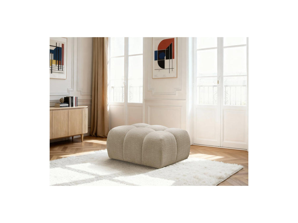 Melisse - Ottoman - Textured Fabric