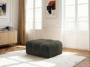 Melisse Pouf Mottled Fabric