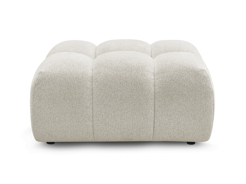 Melisse Pouf Mottled Fabric