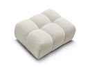 Melisse Pouf Mottled Fabric