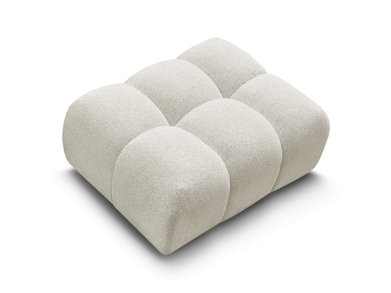 Melisse Pouf Mottled Fabric