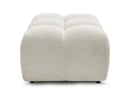 Melisse Pouf Mottled Fabric