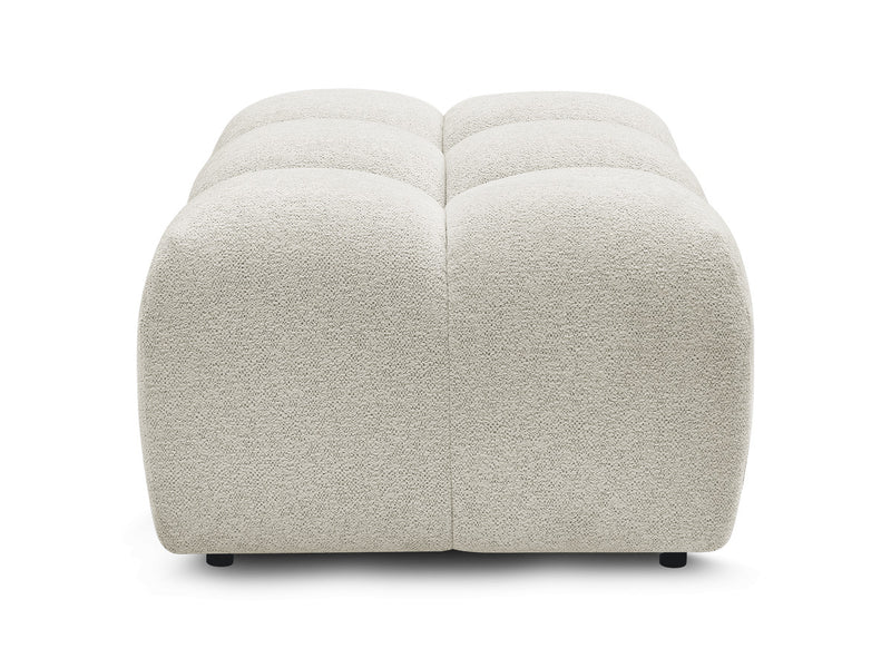 Melisse Pouf Mottled Fabric