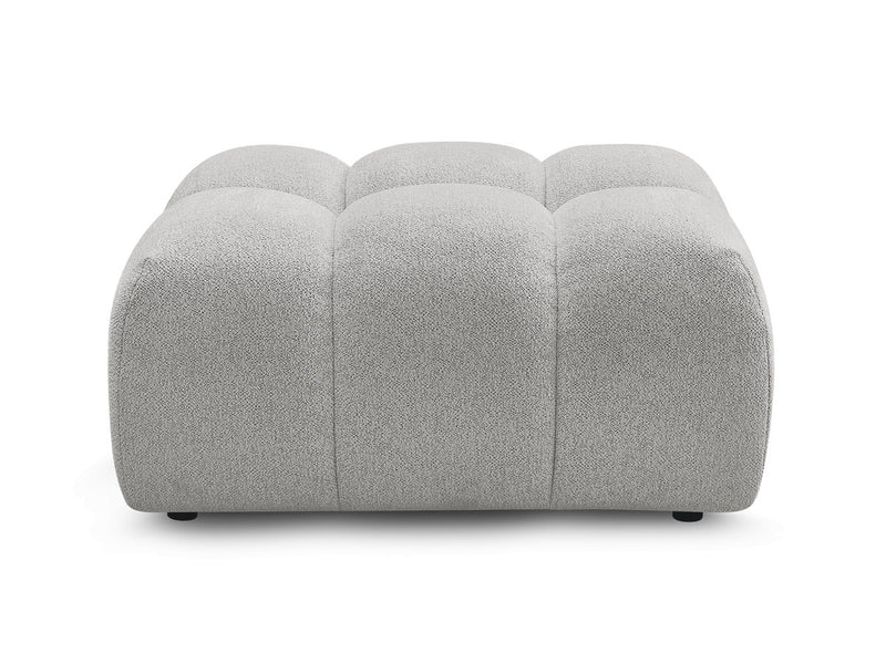 Melisse Pouf Mottled Fabric