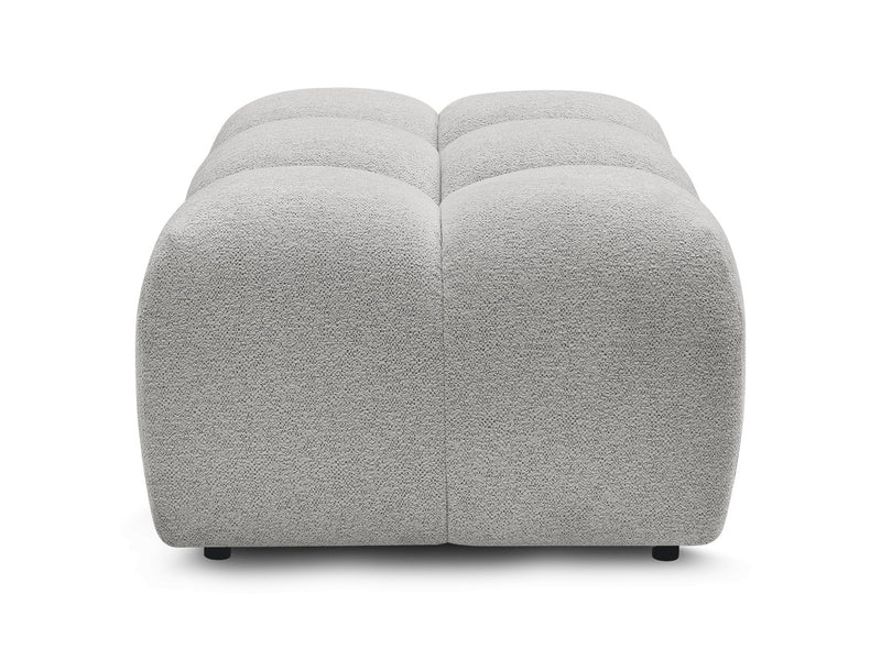 Melisse Pouf Mottled Fabric