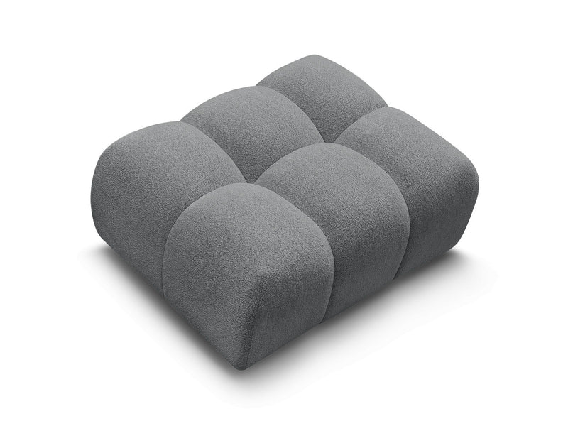 Melisse Pouf Mottled Fabric