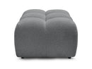 Melisse Pouf Mottled Fabric