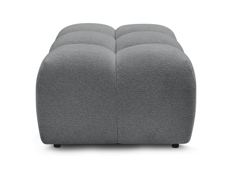 Melisse Pouf Mottled Fabric