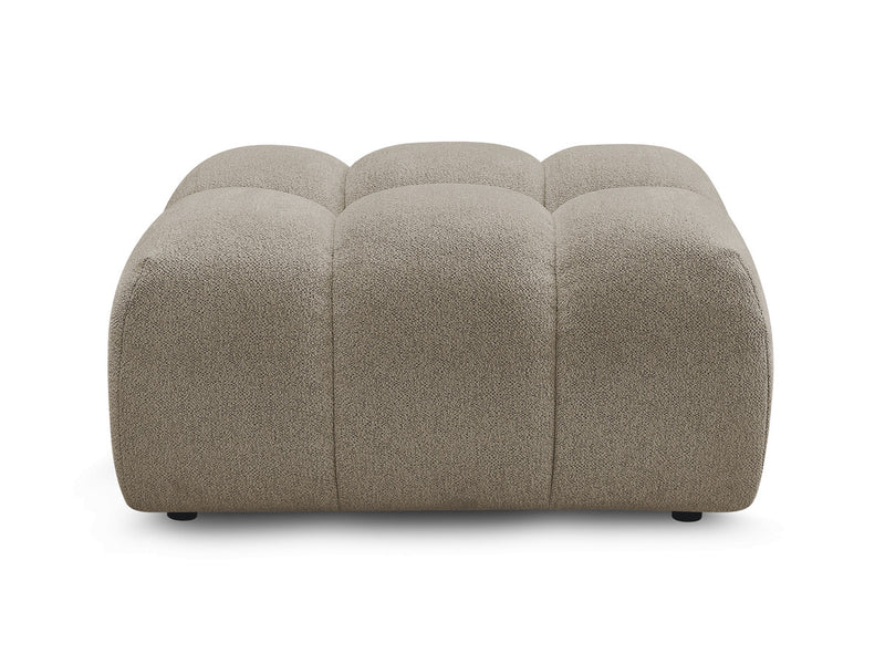 Melisse Pouf Mottled Fabric