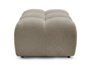 Melisse Pouf Mottled Fabric