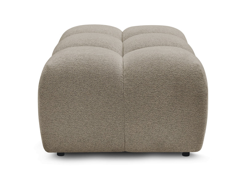 Melisse Pouf Mottled Fabric