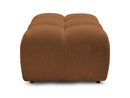 Melisse Pouf Mottled Fabric