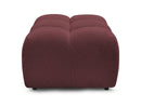 Melisse Pouf Mottled Fabric