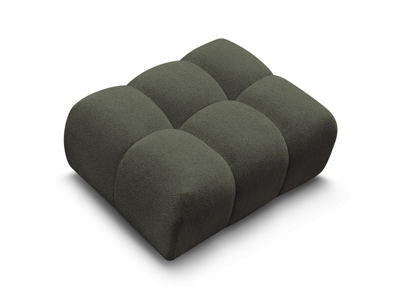 Melisse Pouf Mottled Fabric