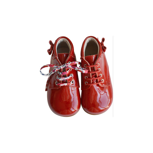 Victoire Booties Shoes - Red Patent - Girls