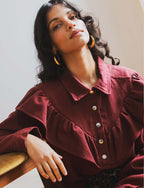 Blusa Burdeos Ewen