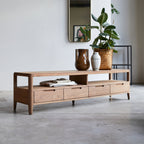 Arto - Meuble Tv - Noyer - Marron Foncé