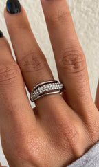 Wave Gems Ring