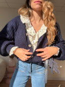 Cardigan Bleu Marine Honorine