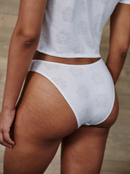 Culotte Full White Daisies Blanche