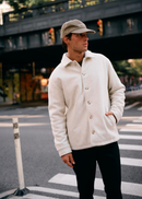 Padded Overshirt Jacket - White Sand