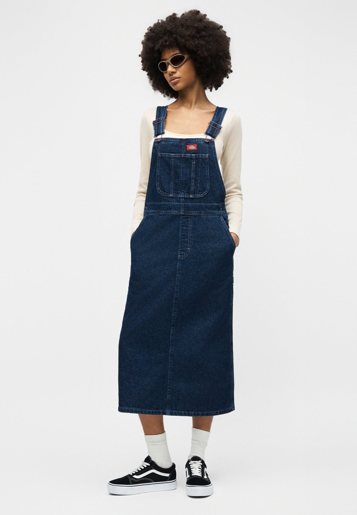 Robe Salopette En Jean - Dark Indigo