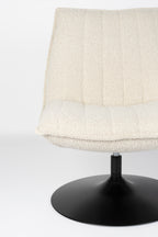 Jax Bouclé - Lounge Armchair - Fabric - Off-White