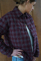 Capucine Quilted Jacket Burgundy